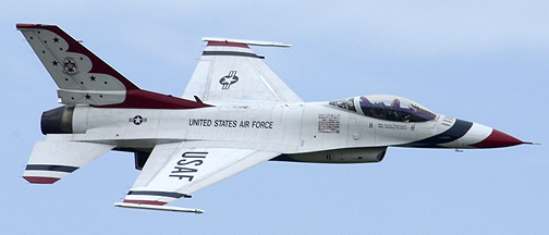 USAF Thunderbirds F-16C #6, Luke AFB, March 13, 2014